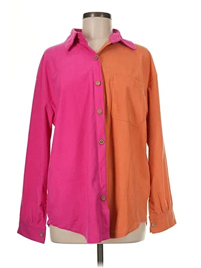 Pre-owned Jess Lea Blazer Jacket In Orange