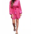 Jess Lea Bring The Party Sequin Dress In Pink In Pink