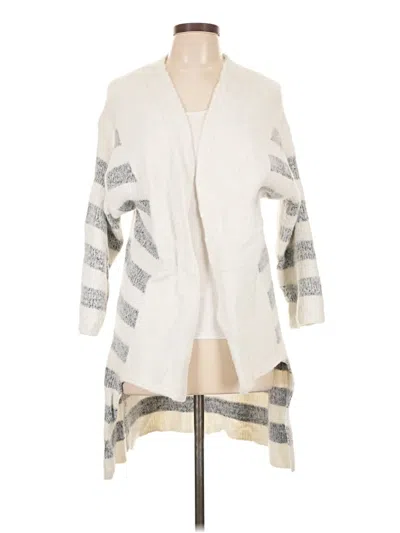 Pre-owned Jess Lea Cardigan Sweater In White