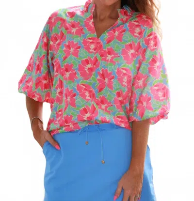 Jess Lea Donna Top In Summer Bloom In Multi