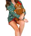 Jess Lea Gingerbread Girl Pillow In Brown