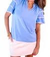 Jess Lea Just A Little Fun Ric Rac Top In Light Blue In Blue