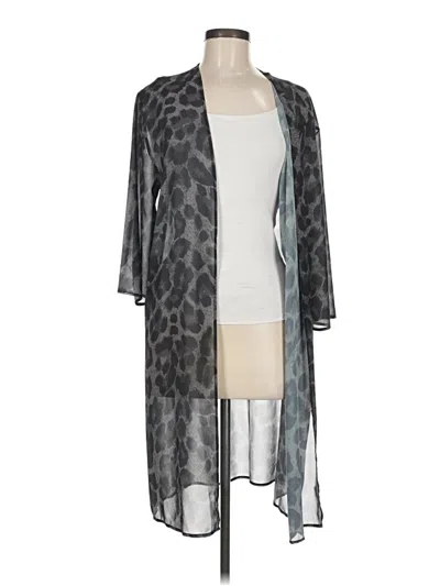 Pre-owned Jess Lea Kimono In Gray