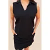 Jess Lea Make It Count Black Textured Skort Set