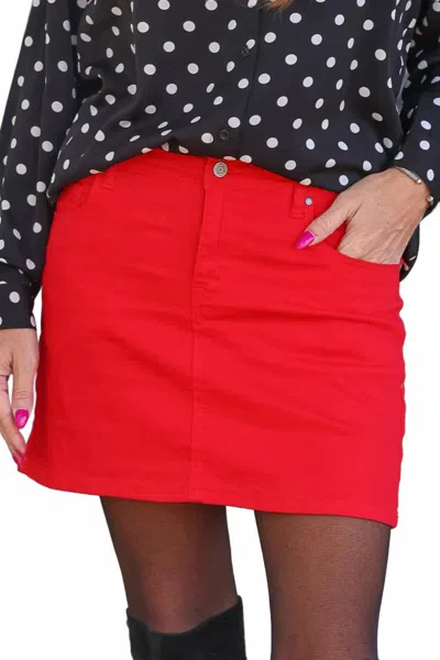 Jess Lea Nova Skirt In Red