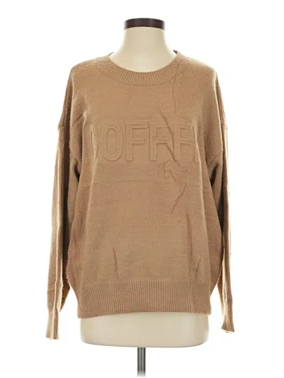 Jess Lea Pullover Sweater In Tan