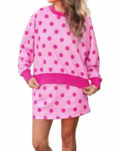 Jess Lea Spot On Style Skort In Hot Pink