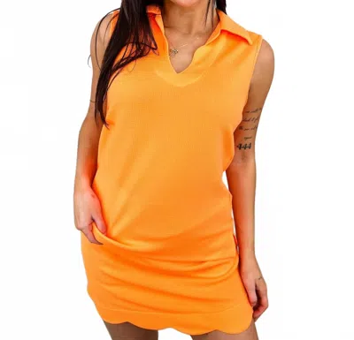 Jess Lea Sunshine Feels High-rise Skort Set In Orange