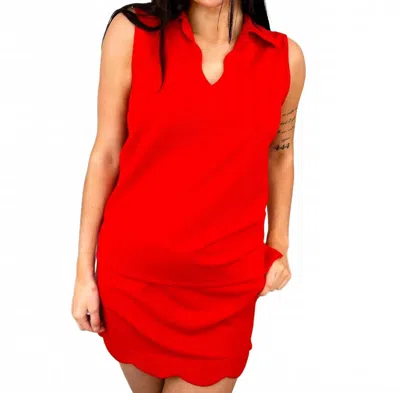 Jess Lea Sunshine Feels High-rise Skort Set In Red
