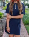 Jess Lea Tshirt Dress - Navy