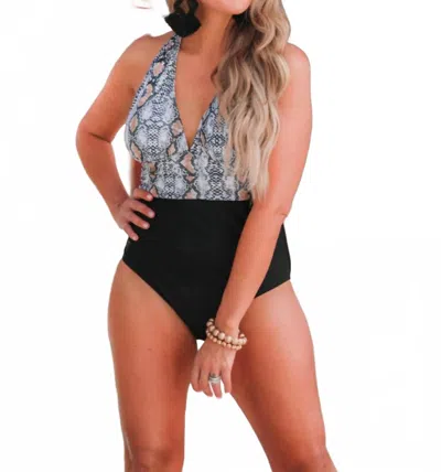 Jess Lea Vacation Cove Swimsuit In Black