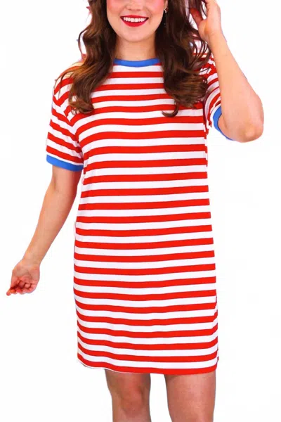 Jess Lea Women's Living In Stripes Dress In Red