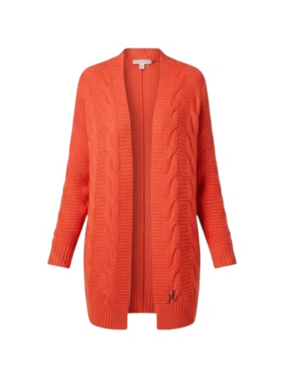 Jess Lea Women's You Happy Cardigan In Orange