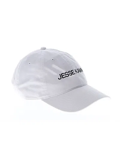 Pre-owned Jesse Kamm Baseball Cap In White