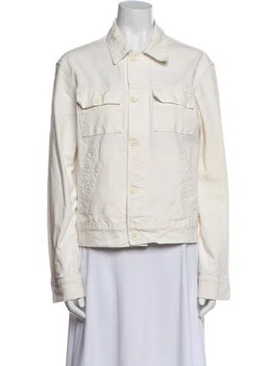 Pre-owned Jesse Kamm Canvas Utility Jacket In Neutral