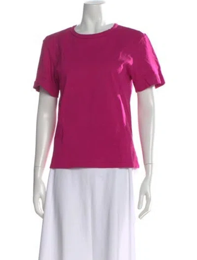 Pre-owned Jesse Kamm Crew Neck Short Sleeve T-shirt In Pink