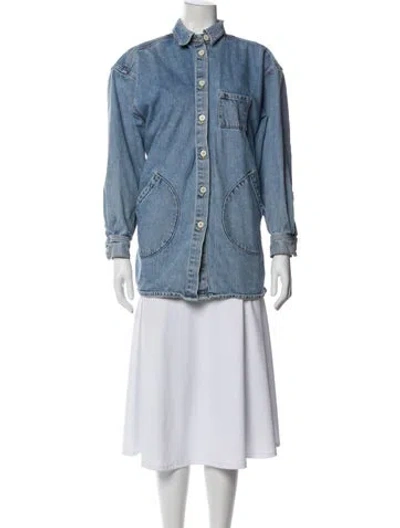 Pre-owned Jesse Kamm Denim Jacket In Blue