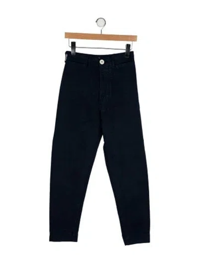 Pre-owned Jesse Kamm High-rise Skinny Leg Jeans In Blue