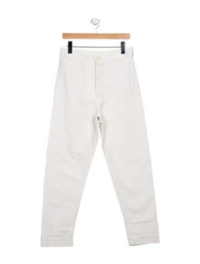 Pre-owned Jesse Kamm High-rise Straight Leg Jeans In Blue