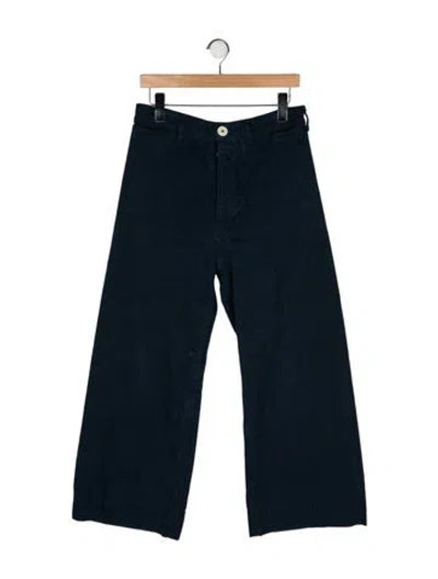 Pre-owned Jesse Kamm High-rise Wide Leg Jeans In Blue