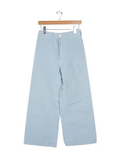 Pre-owned Jesse Kamm High-rise Wide Leg Jeans In Blue