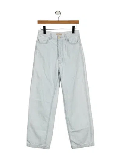 Pre-owned Jesse Kamm High-rise Wide Leg Jeans In Blue
