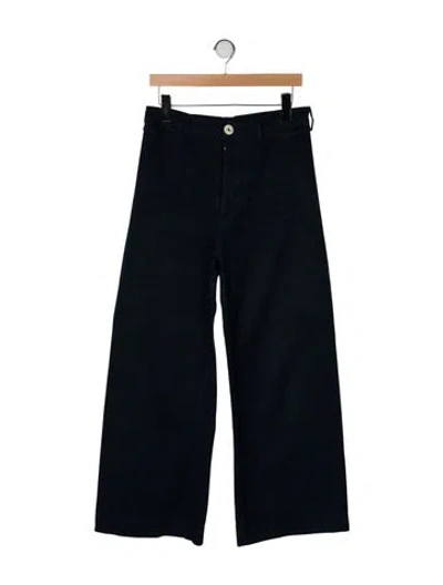 Pre-owned Jesse Kamm High-rise Wide Leg Jeans In Blue