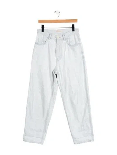 Pre-owned Jesse Kamm High-rise Wide Leg Jeans In Blue
