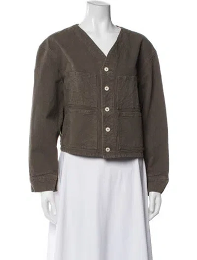 Pre-owned Jesse Kamm Jacket In Green