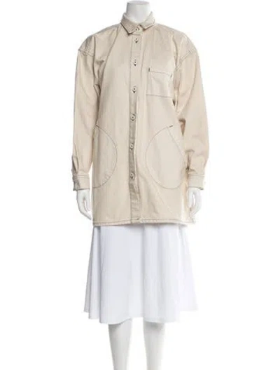Pre-owned Jesse Kamm Jacket In Neutral