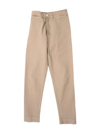 Pre-owned Jesse Kamm Skinny Leg Pants In Neutral