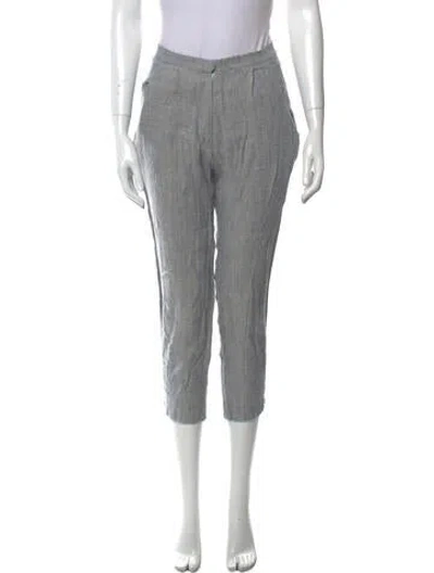 Pre-owned Jesse Kamm Straight Leg Pants In Blue