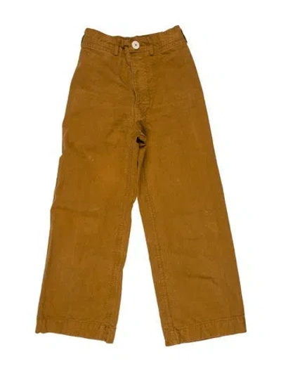 Pre-owned Jesse Kamm Wide Leg Pants In Brown
