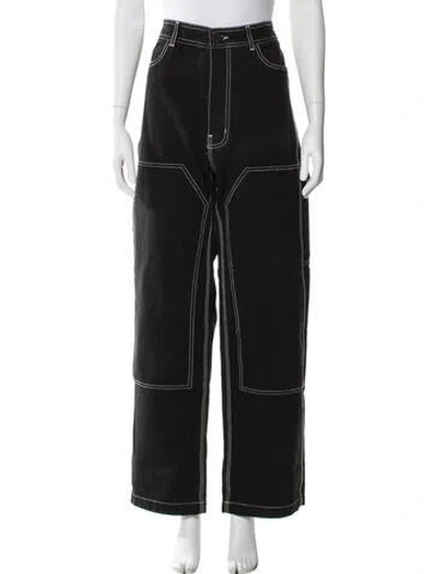 Pre-owned Jesse Kamm Wide Leg Pants In Multi