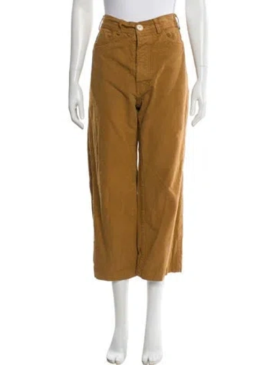 Pre-owned Jesse Kamm Wide Leg Pants In Neutral
