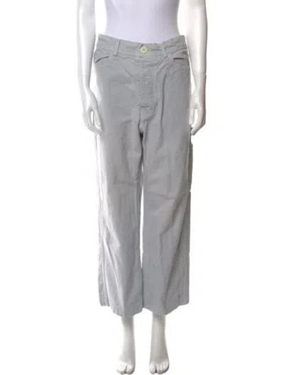 Pre-owned Jesse Kamm Wide Leg Pants In Neutral
