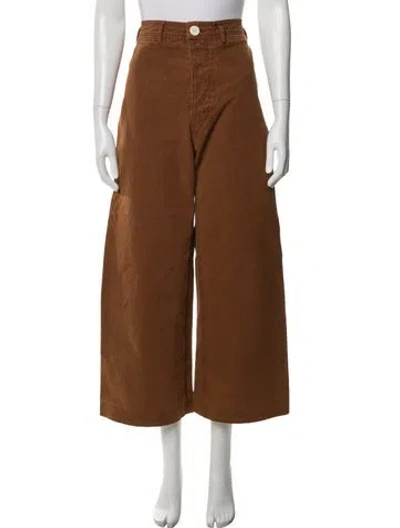 Pre-owned Jesse Kamm Wide Leg Pants In Orange