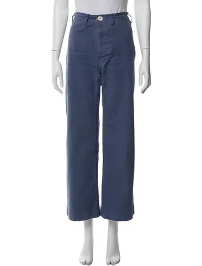 Pre-owned Jesse Kamm Wide Leg Pants W/ Tags In Blue