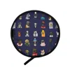 Jessica Anderton Designs Blue Dogs Aga Hob Covers - Navy In Blue