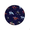 Jessica Anderton Designs Blue Dressage & Racehorses Drinks Coasters - Set Of 4