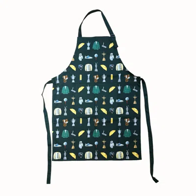 Jessica Anderton Designs Golf Cotton Apron - Dark Green