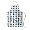 Jessica Anderton Designs Neutrals Cats Cotton Apron - Cream In White