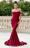Jessica Angel 767 Long Formal Mermaid Fit Prom Dress In Brown