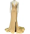 JESSICA ANGEL EVENING GOWN IN TOFFEE