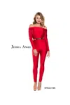 Jessica Angel Formal Off Shoulder Jumpsuit 868 In Animal Print