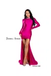 Jessica Angel High Low Fitted Formal Dress 876 In Pink