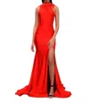 Jessica Angel Long Formal Fitted Prom Dress 906 In Red