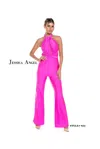Jessica Angel Long Halter Formal Jumpsuit 854 In Pink