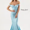 JESSICA ANGEL OFF THE SHOULDER EVENING GOWN