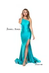 Jessica Angel One Shoulder Formal Long Dress 861 In Blue